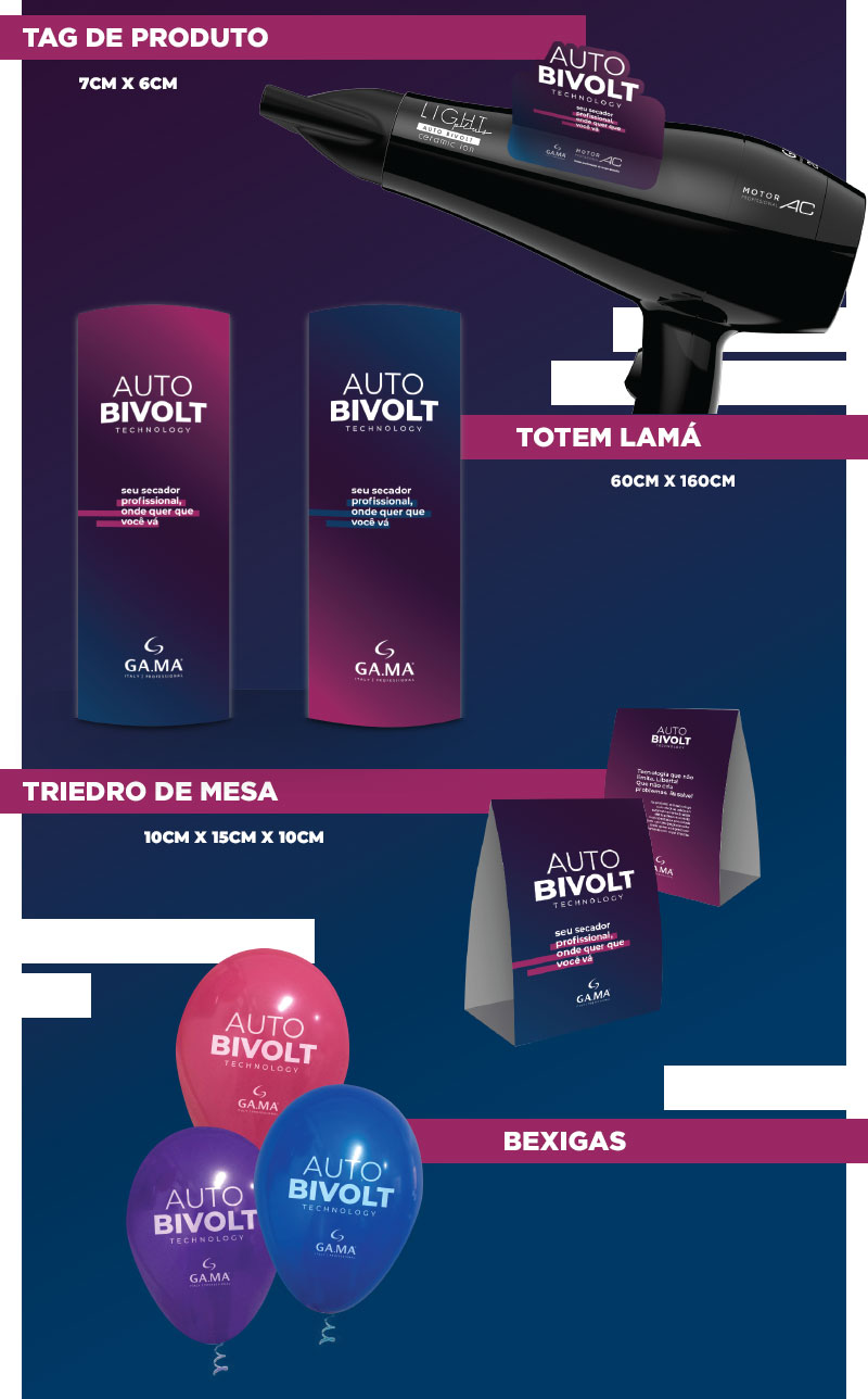 Material de PDV Auto Bivolt 2020